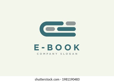 Initial letter E Technology logo design vector illustration