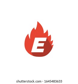 initial letter E vector logo template