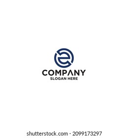 Initial Letter e or z Logo Template Design