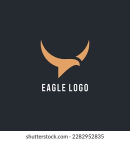 initial Letter A and Eagle fly Logo	