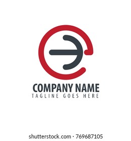 Initial Letter EB Design Logo