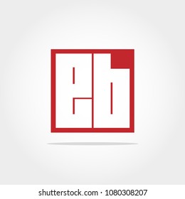 Initial Letter EB Logo Design