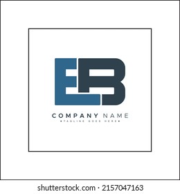 Initial Letter EB Logo - Minimal Business Logo