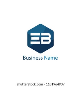 Initial Letter EB Logo Template Design