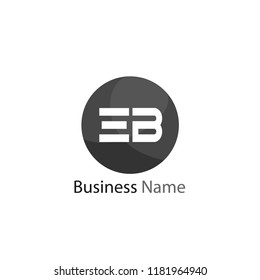 Initial Letter EB Logo Template Design