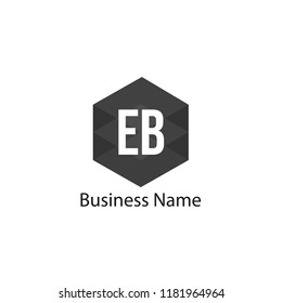 Initial Letter EB Logo Template Design
