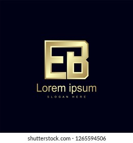 Initial Letter EB Logo Template Vector Design