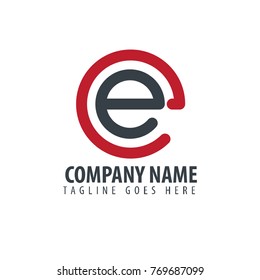 Initial Letter EE Design Logo