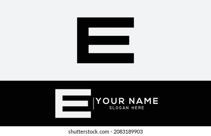 Initial Letter EE, E Logo Template Design