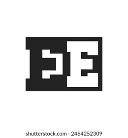 Initial Letter EE Logo Design Template. EE Logo