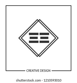 Initial Letter EE Logo Template Design