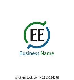 Initial Letter EE Logo Template Design