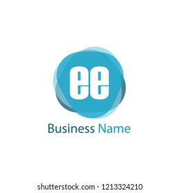 Initial Letter EE Logo Template Design