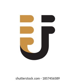 Initial letter ef or fe logo design template