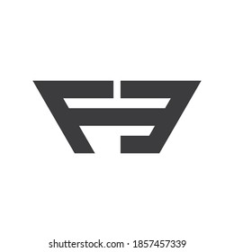 Initial letter ef logo or fe logo vector design templates