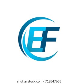 Initial Letter Ef Logotype Company Name Stock Vector (Royalty Free ...