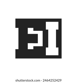 Initial Letter EI Logo Design Template. EI Logo