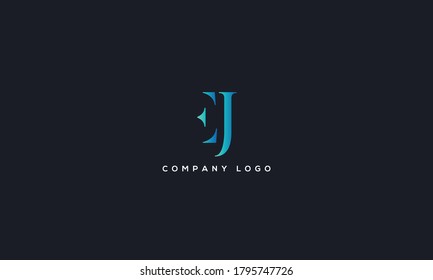 Initial Letter EJ or JE Logo Design vector Template. Creative Abstract EJ Logo Design Vector Illustration