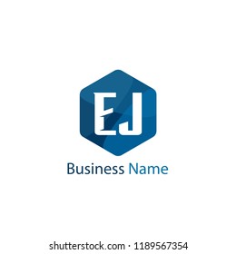 Initial Letter EJ Logo Template Design