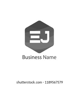 Initial Letter EJ Logo Template Design