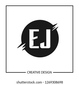 Initial Letter EJ Logo Template Design