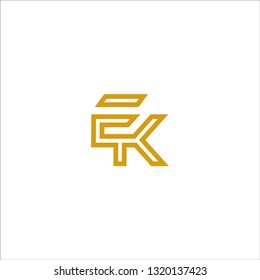 initial letter EK logotype company name