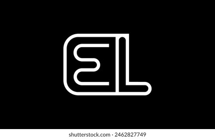 Initial Letter EL Logo Design. EL Logo Design. Creative And Modern EL logo.