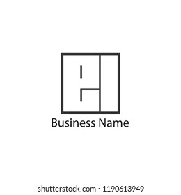 Initial Letter EL Logo Template Design