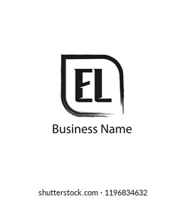 Initial Letter EL Logo Template Design