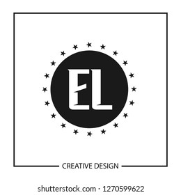 Initial Letter EL Logo Template Design