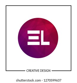 Initial Letter EL Logo Template Design