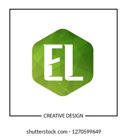 Initial Letter EL Logo Template Design