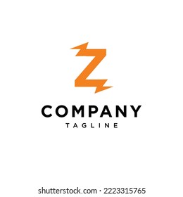 Initial Letter Electric storm Vector logo icon vector Template