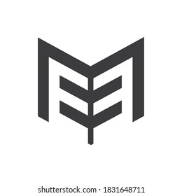 Letra inicial em logotipo o me logotipo vectores plantillas de diseño