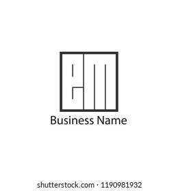 Initial Letter EM Logo Template Design