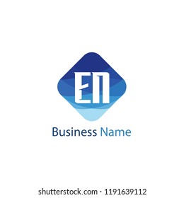 Initial Letter EN Logo Template Design