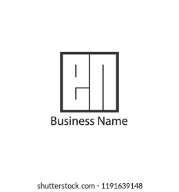 Initial Letter EN Logo Template Design