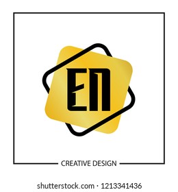 Initial Letter EN Logo Template Design