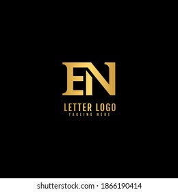 Initial Letter EN logotype company name monogram design for Company and Business logo.