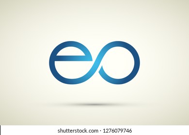 
Initial letter eo and oe linked round lowercase logo vector. Internet connection design concept. Technology access all around the world. Infinity tech device innovations.