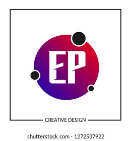 Initial Letter EP Logo Template Design