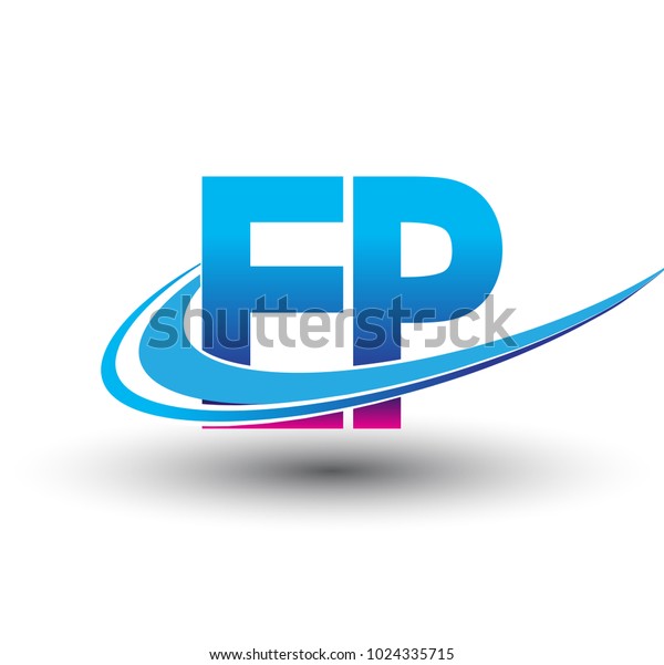 Initial Letter Ep Logotype Company Name Stock Vector (Royalty Free