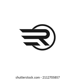 Initial Letter ER, Business, Sport, Simple Logo Design Inspiration  