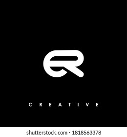 Initial Letter ER or RE Logo Design vector Template. Creative Abstract ER Logo Design Vector Illustration
