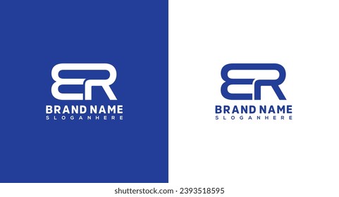 Initial Letter ER Logo Design Template, Graphic Alphabet Symbol for Corporate Business Identity ER icon 