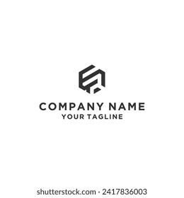 Initial Letter ER  RE Logo Design Vector Illustration	