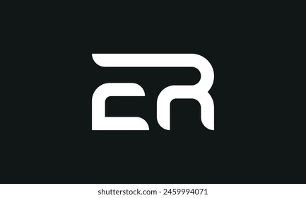 Initial Letter ER Logo Design. ER Logo Design. Creative And Modern ER logo.