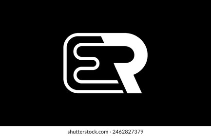 Initial Letter ER Logo Design. ER Logo Design. Creative And Modern ER logo.