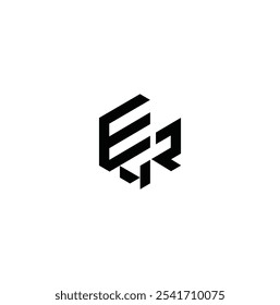 Initial letter ER logo design inspiration