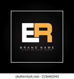 Initial Letter ER Logo - Minimal Business Logo